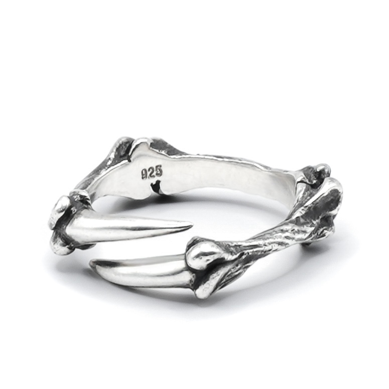 Bone Ring 3 Patinated